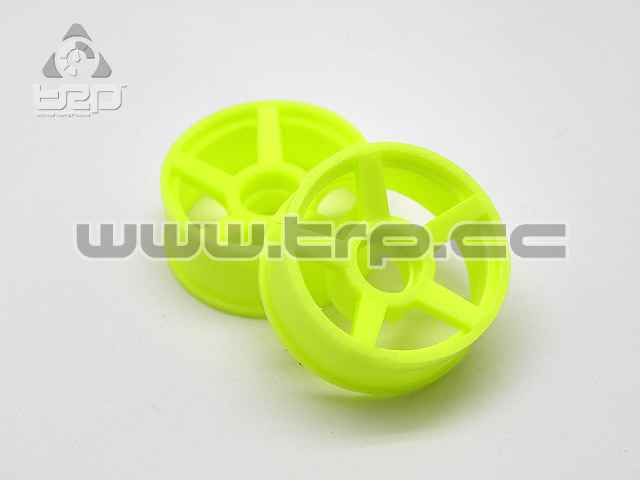 PN Racing Llanta MiniZ 2wd (F+1) 5 Rays Amarillo Fluor