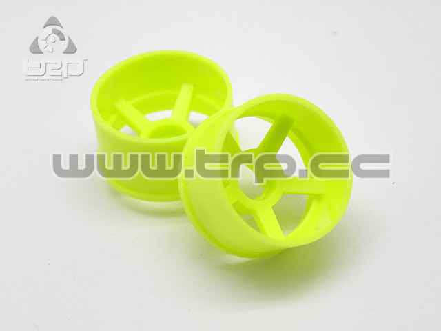 PN Racing Llanta MiniZ 2wd (R+1) 5 Rays Amarillo Fluor