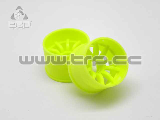 PN Racing Llanta MiniZ 2wd (R 14mm) 10 Radios Amarillo Fluor