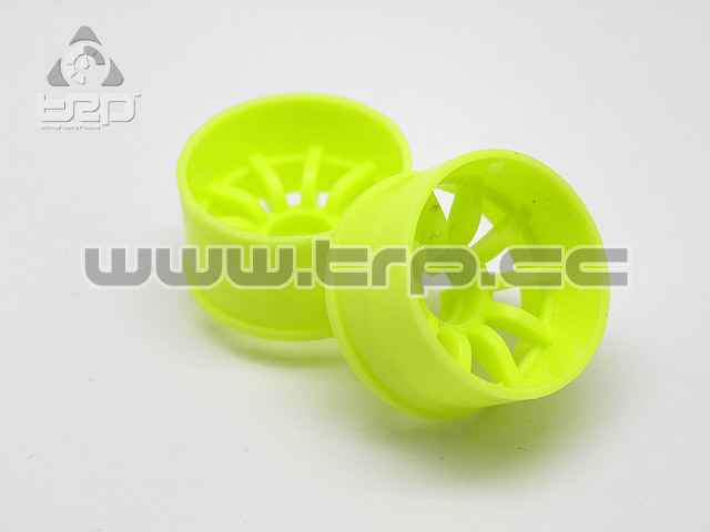 PN Racing Llanta MiniZ 2wd (R+3) 10 Radios Amarillo Fluor