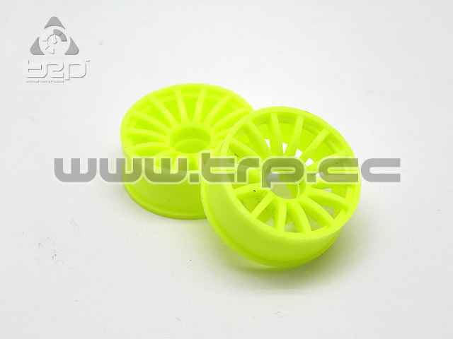 PN Racing Llanta MiniZ 2wd (F+2) 16 radios Amarillo Fluor