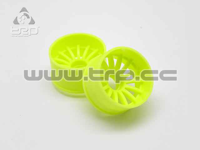 PN Racing Llanta MiniZ 2wd (R+3) 16 Radios Amarillo Fluor