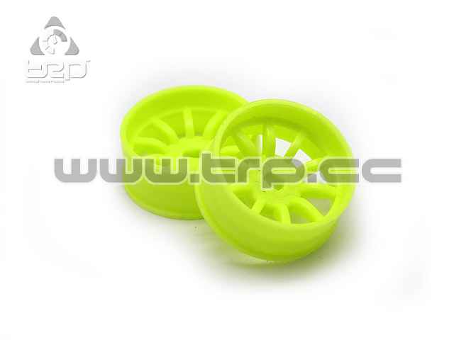 PN Racing Llantas MiniZ AWD (F+1) 10 Radios Amarillo Fluor