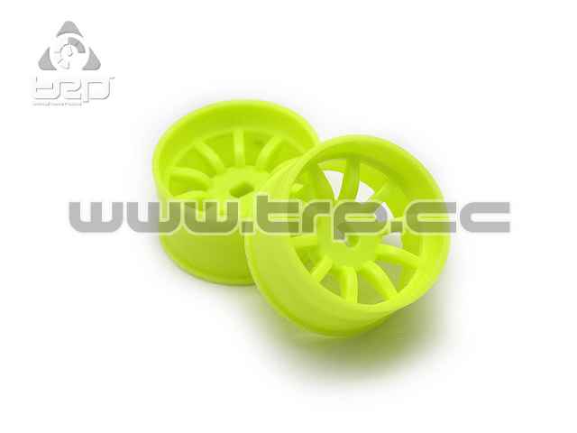 PN Racing Llantas MiniZ AWD (R+2) 10 Radios Amarillo Fluor