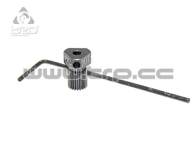 Piñon Aluminio para MiniZ Pitch 126 20T