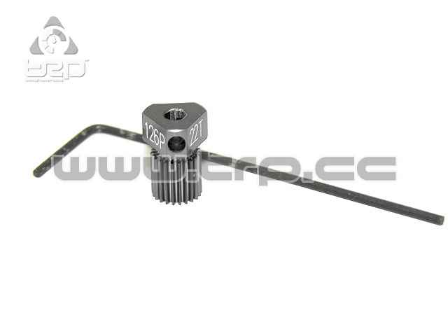 Piñon Aluminio para MiniZ Pitch 126 22T