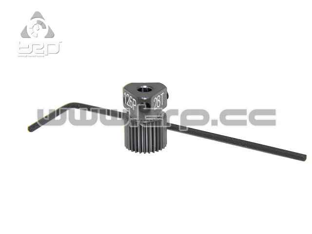 Piñon Aluminio para MiniZ Pitch 126 28T