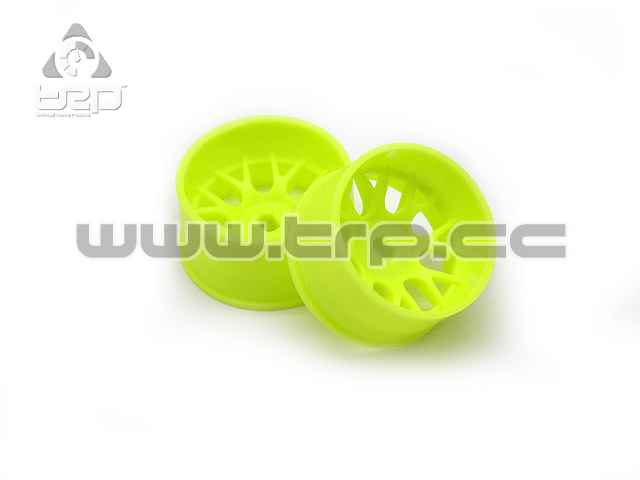 PN Racing Llantas MiniZ AWD (R+2) Diseño BBS Amarillo Fluor