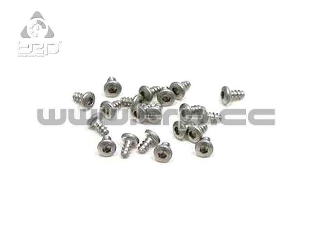 Tornilleria MiniZ (M2x4 20pcs) Button/Hex/Acero para plastico
