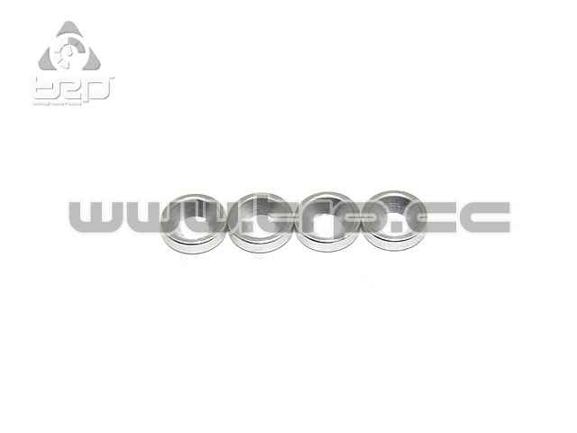 PN Racing Arandelas para tornillo cónico de M2 (aluminio)