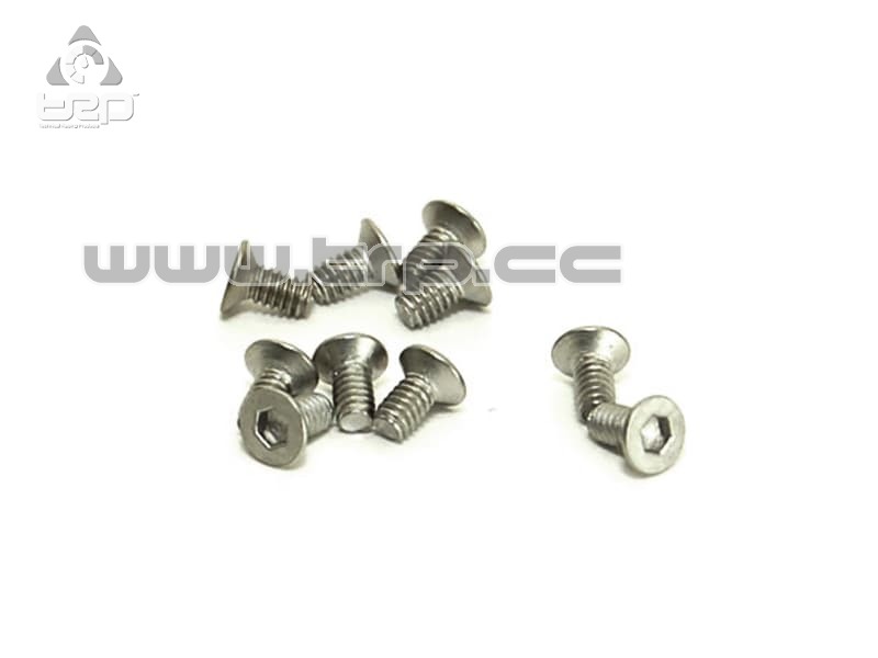 Tornillos M2X4 Pn Racing Titanio Hex (10u) Cónico para MiniZ