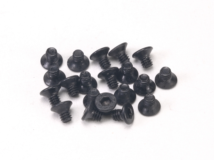 PN Racing Tornillería Acero carbono endurecido M2x3 cónica