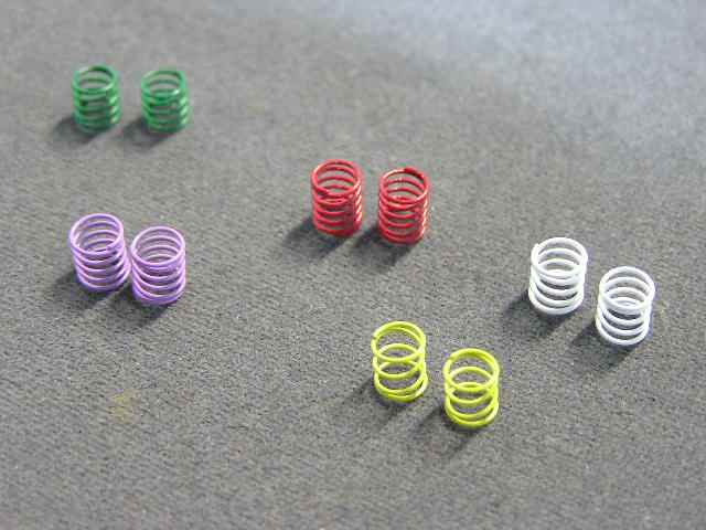 Muelles frontales para Kyosho MR02 - 5 durezas