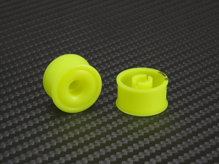PN Racing Llantas 11 X 20mm R0 MiniZ 2wd CNC AMARILLAS Flanged