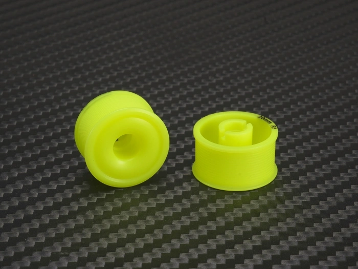 PN Racing Llantas 11 X 20mm R2 MiniZ 2wd CNC AMARILLAS Flanged