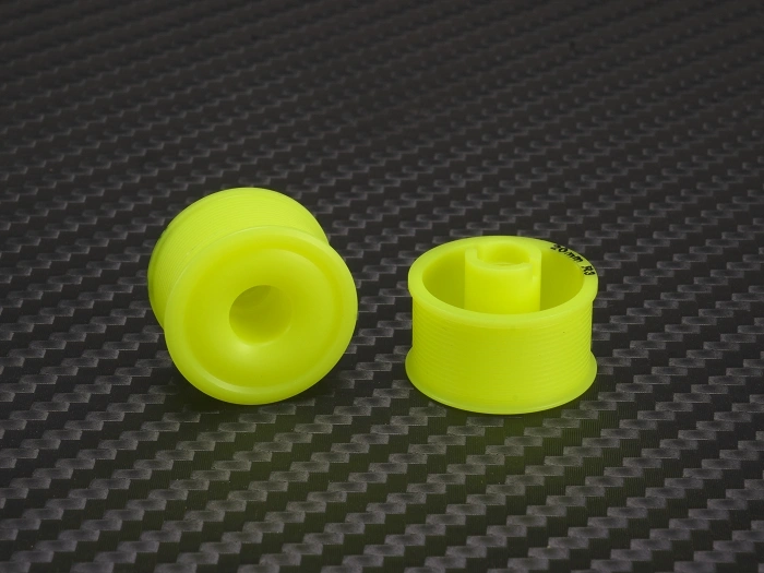 PN Racing Llantas 11 X 20mm R3 MiniZ 2wd CNC AMARILLAS Flanged