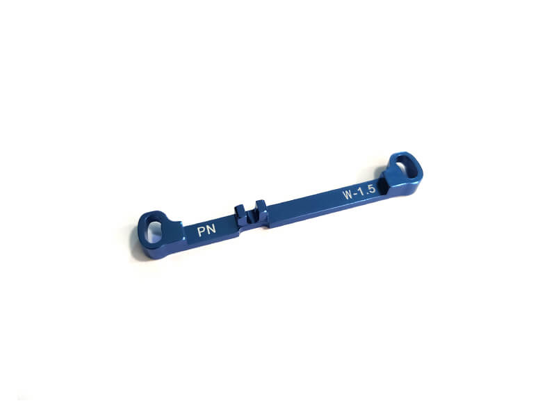 Barra de dirección (Ancha)Toe-Out -1.5 Azul MiniZ MR03