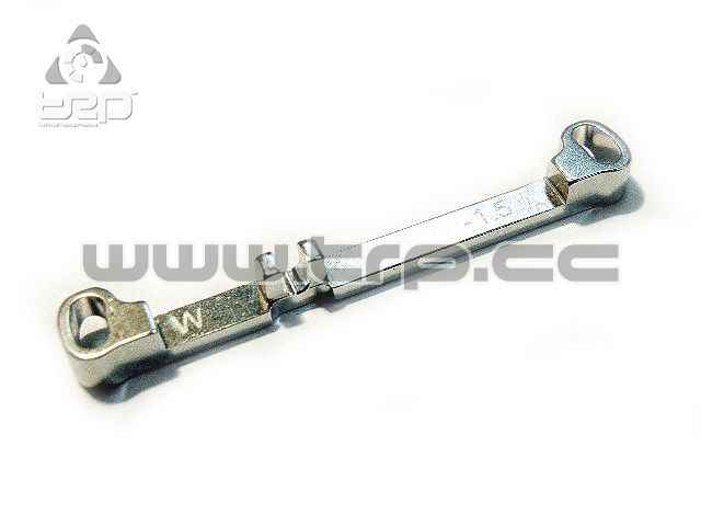 Barra de dirección (Ancha)Toe-Out -1.5 Plata MiniZ MR03