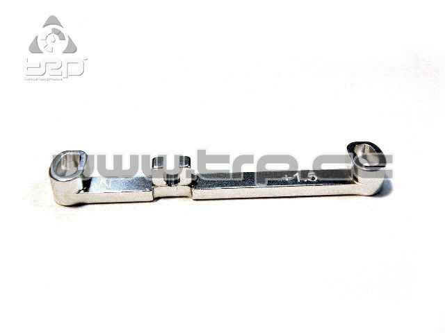 Barra de dirección (Narrow) Toe-in +1.5 Plata MiniZ MR03