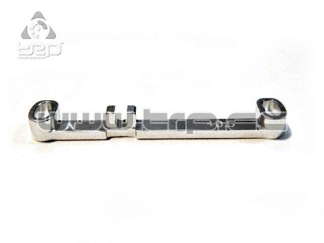 Barra de dirección (Narrow) Toe-in +0.5 Plata MiniZ MR03