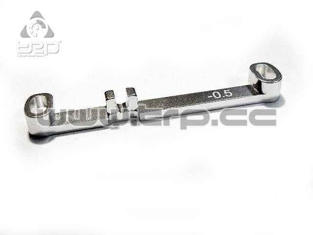 Barra de dirección (Narrow) Toe-Out -0.5 Plata MiniZ MR03