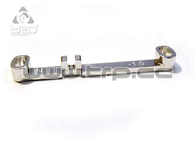 Barra de dirección (Narrow) Toe-Out -1.5 Plata MiniZ MR03