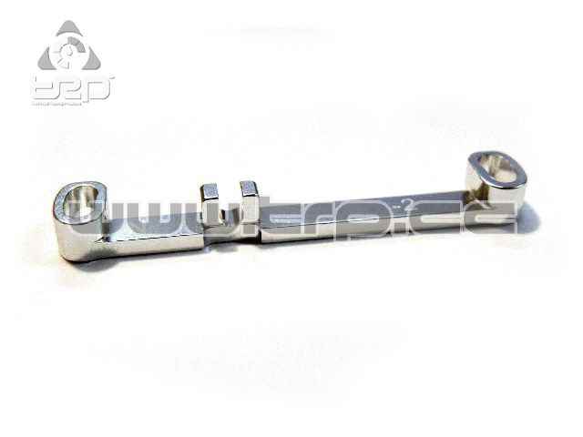 Barra de dirección (Narrow) Toe-Out -2.0 Plata MiniZ MR03