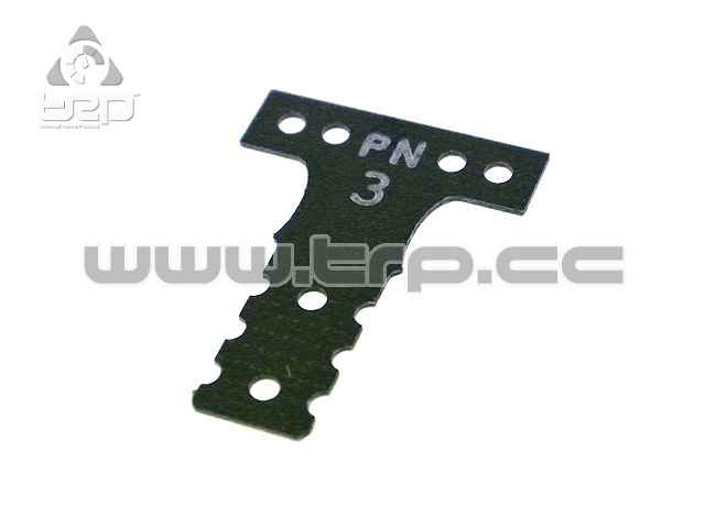 Placa de fibra dureza #3 para Mini-Z MR03 MM G10 Black