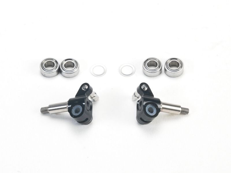 PN Racing Mini-Z MR03 Manguetas cortas con eje ajustable (Negras)