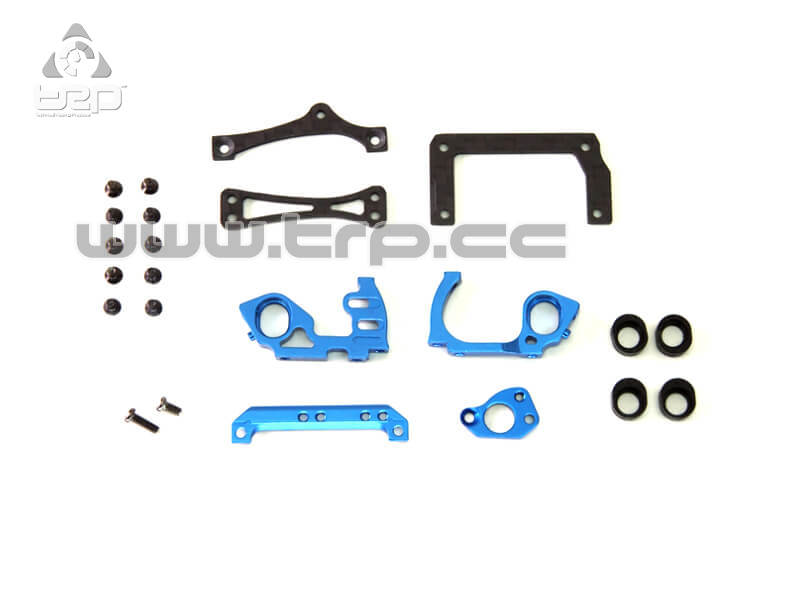 Kyosho MiniZ MR03 Motorhalterung 98mm LCG v5 Blau