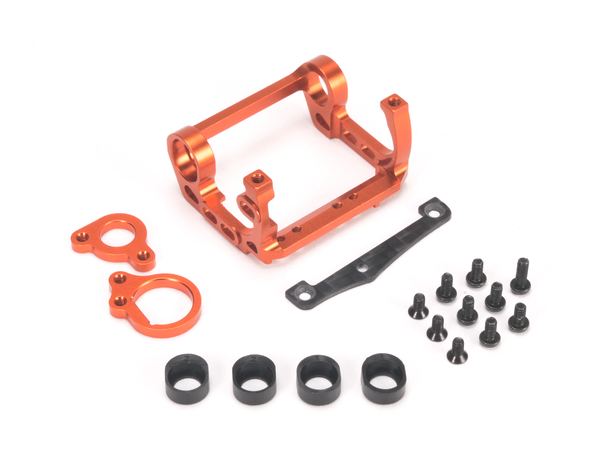 PN Racing Motorhalterung V4, 94-98 mm, Orange für Kyosho-Motor