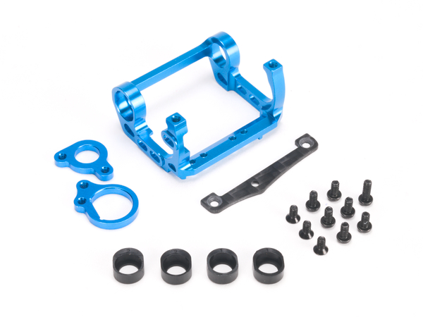 PN Racing Motorhalterung V4, 94-98 mm, blau, für Kyosho-Motor